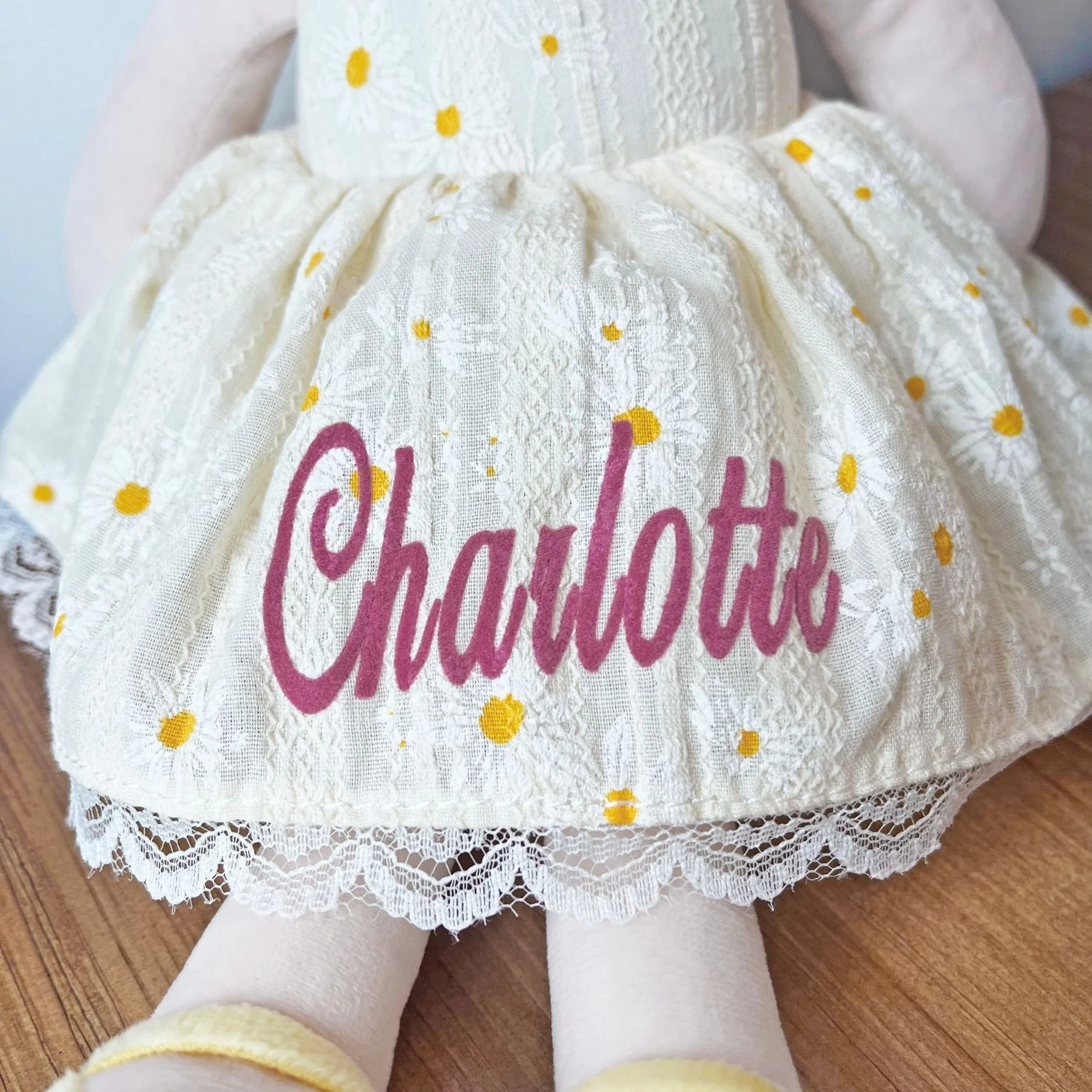 Personalized Daisy Girl - Yellow - Image 2