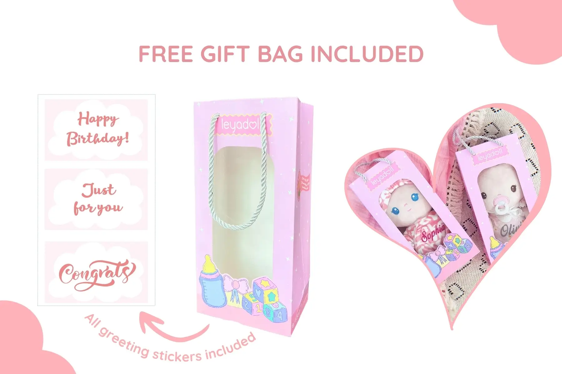 Leyadoll Soft Plush Personalized Leya Doll Baby Girl Doll - Image 10