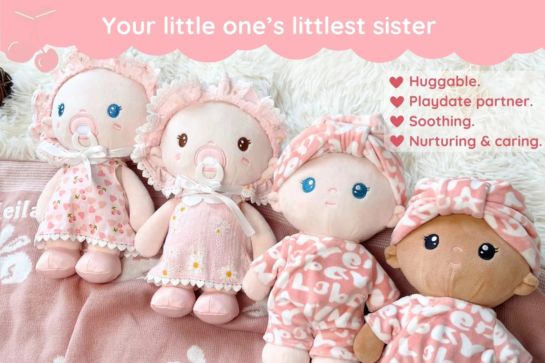 Leyadoll Soft Plush Personalized Leya Doll Baby Girl Doll - Image 6