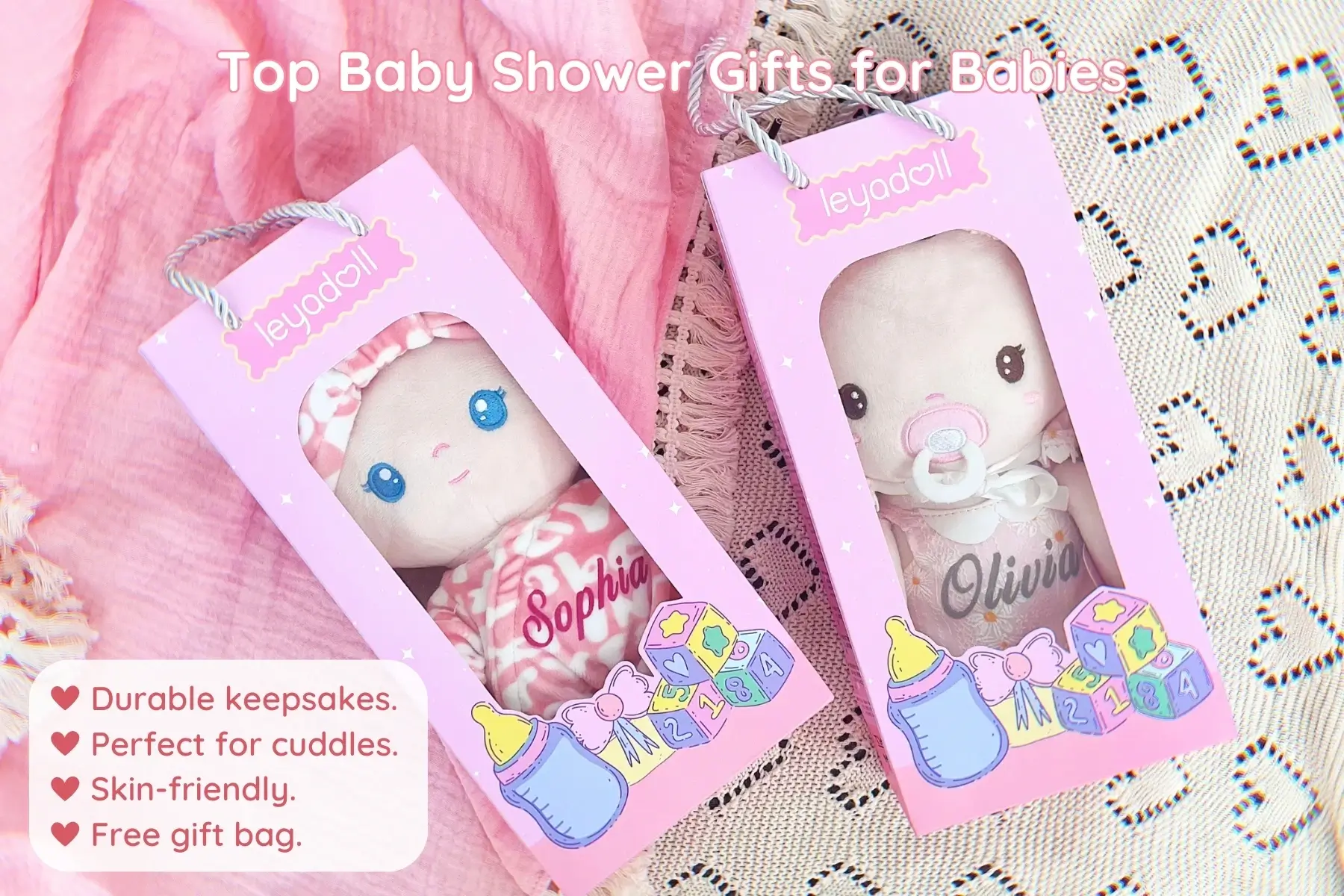 Leyadoll Soft Plush Personalized Leya Doll Baby Girl Doll - Image 7