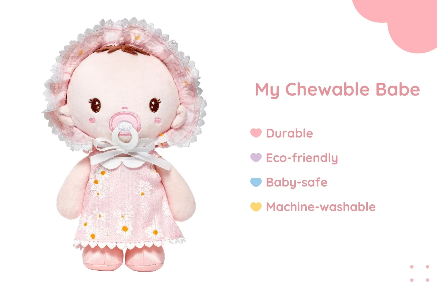 Leyadoll Soft Plush Personalized Leya Doll Baby Girl Doll - Image 8