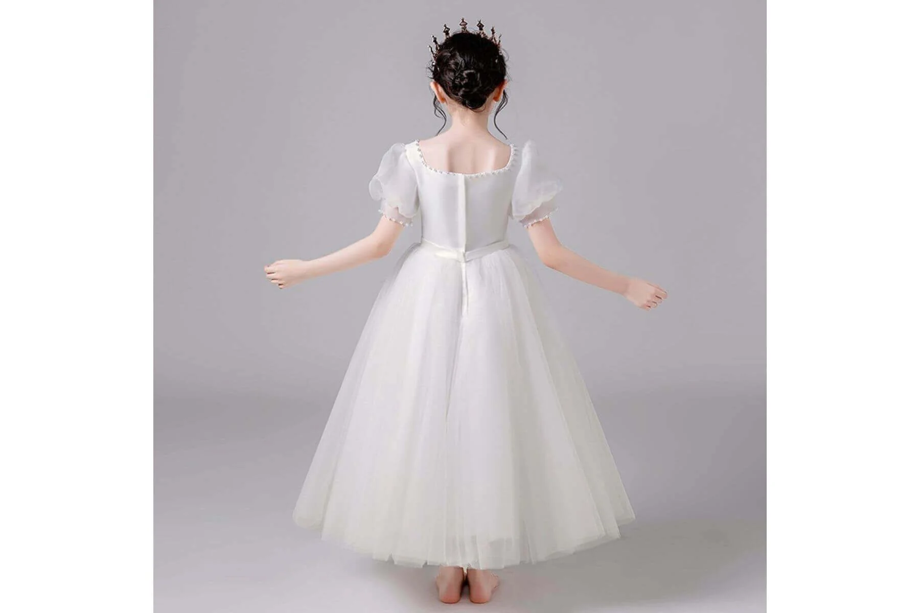Pearl Divinity Tulle Dress - Oceanic Wonders - Image 3