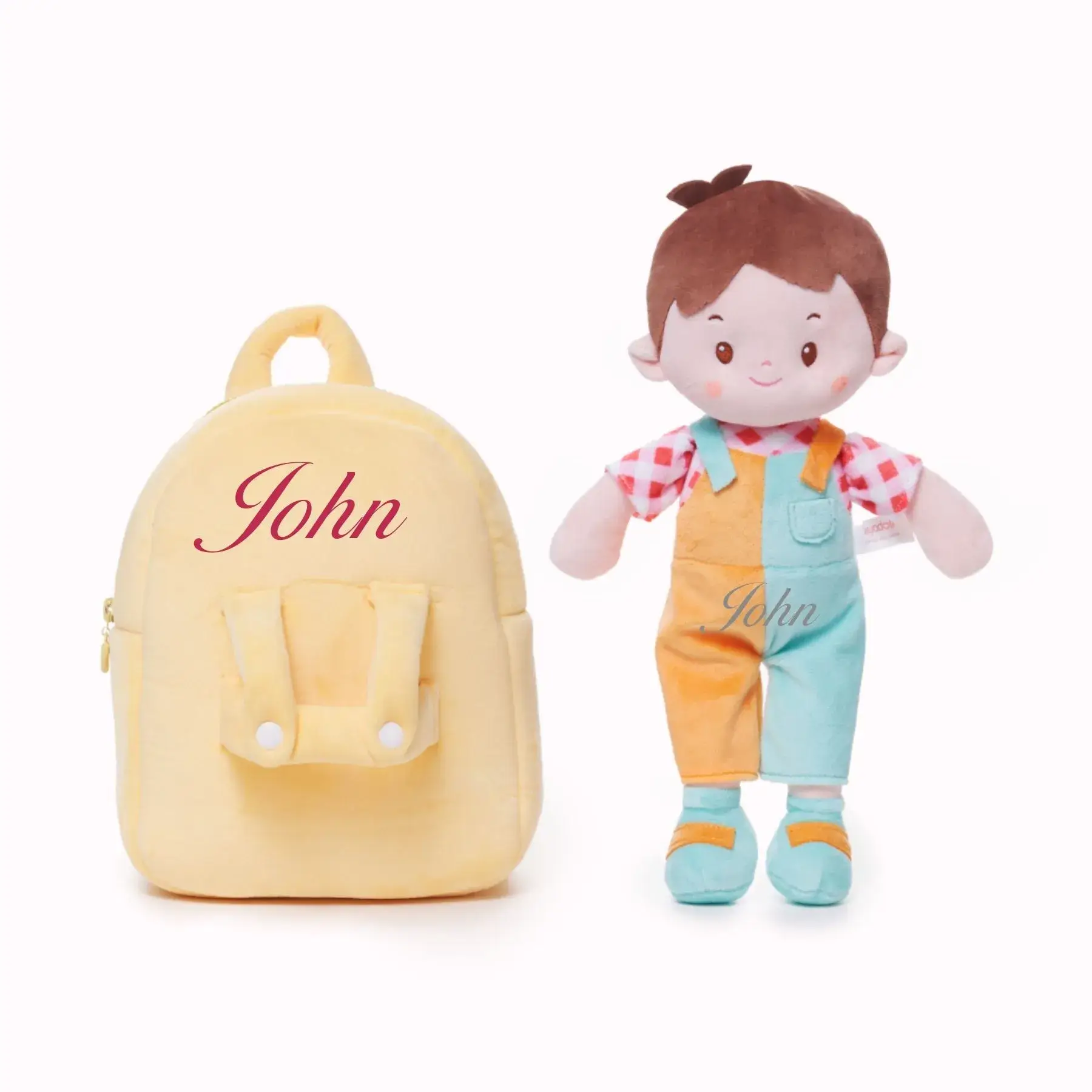 Personalized Buddy Ben Doll Backpack - Image 2