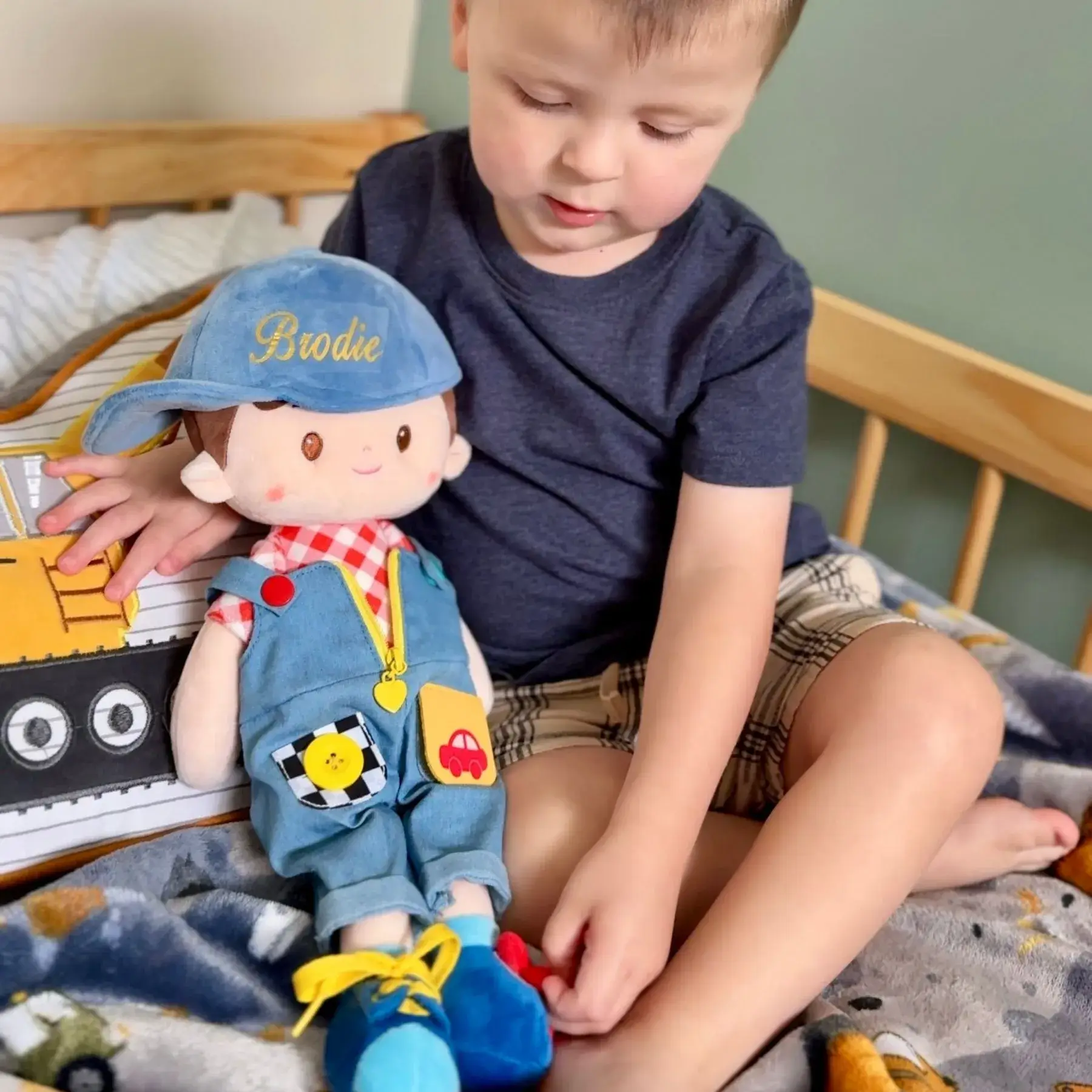 Personalized Crayon Charles - Montessori Doll - Image 6