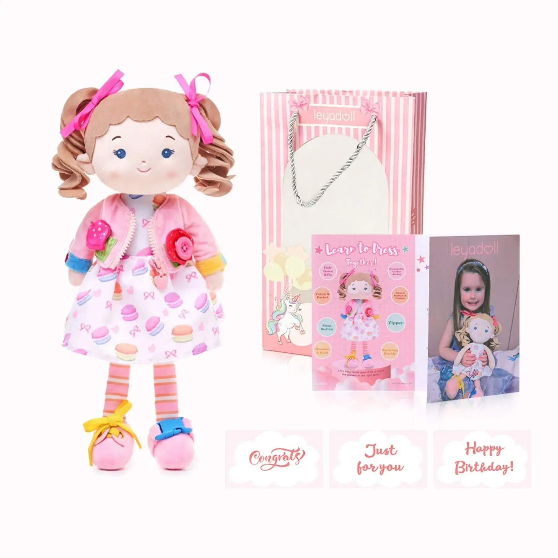 Personalized Cupcake Girl - Montessori Doll - Image 12
