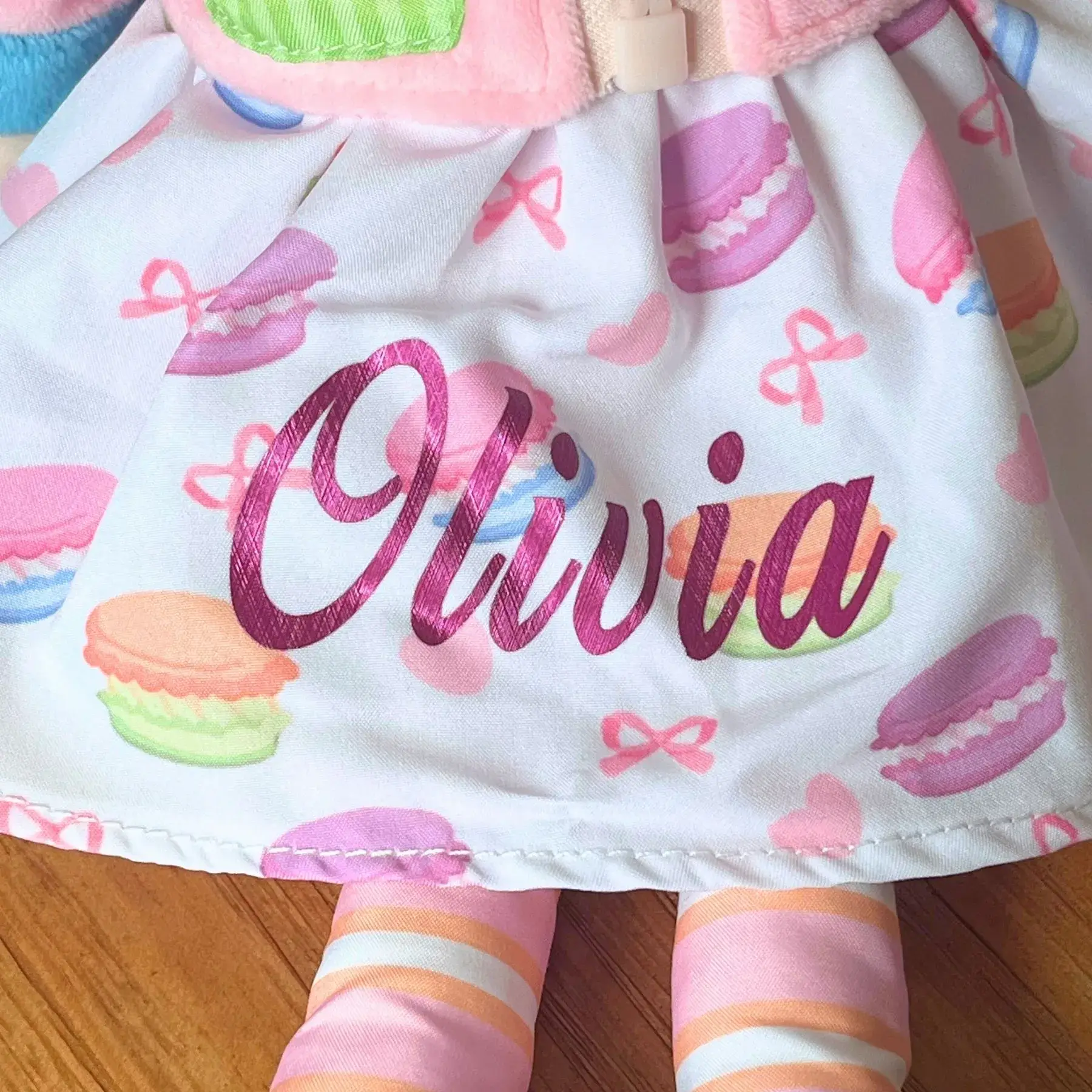 Personalized Cupcake Girl - Montessori Doll - Image 5