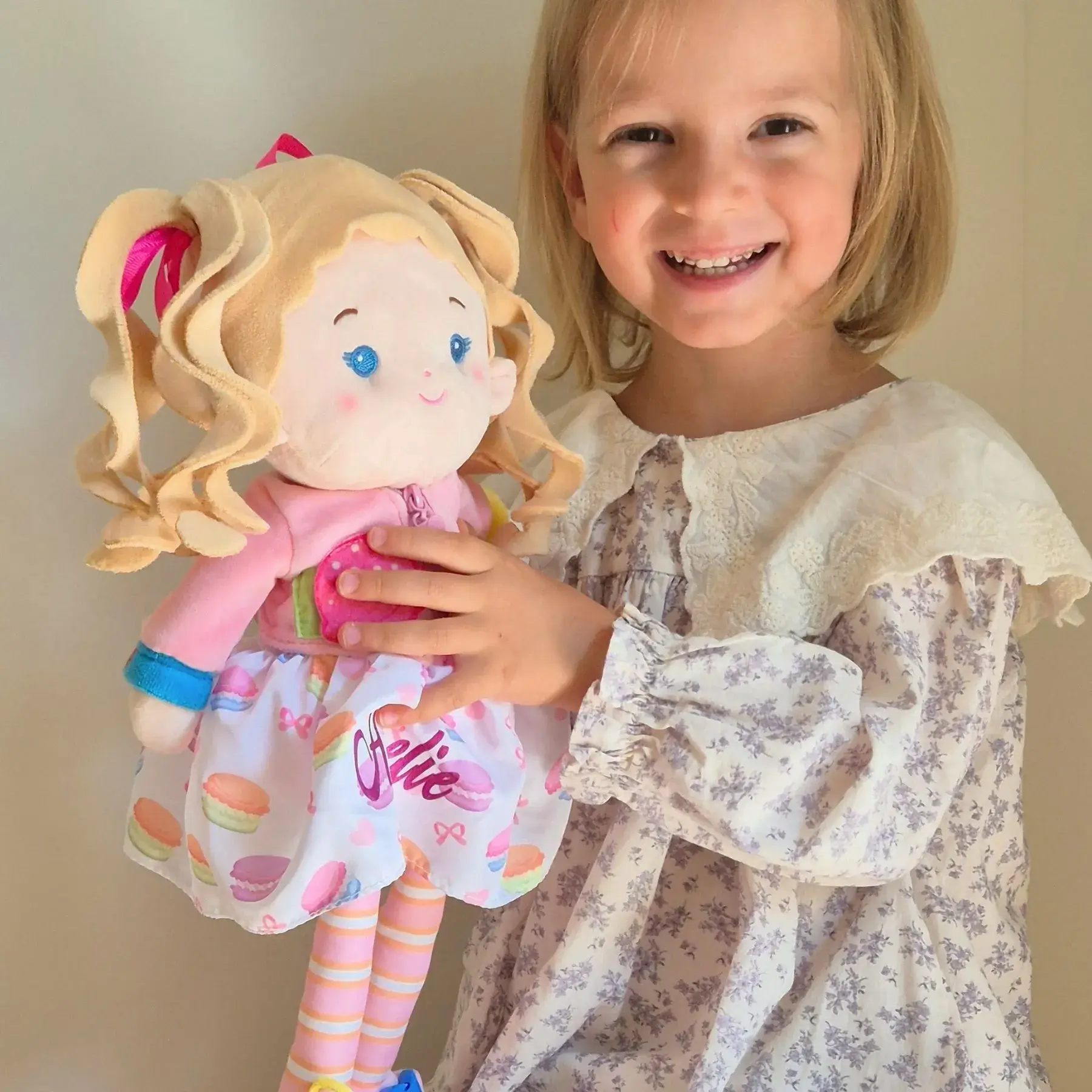 Personalized Cupcake Girl - Montessori Doll - Image 6