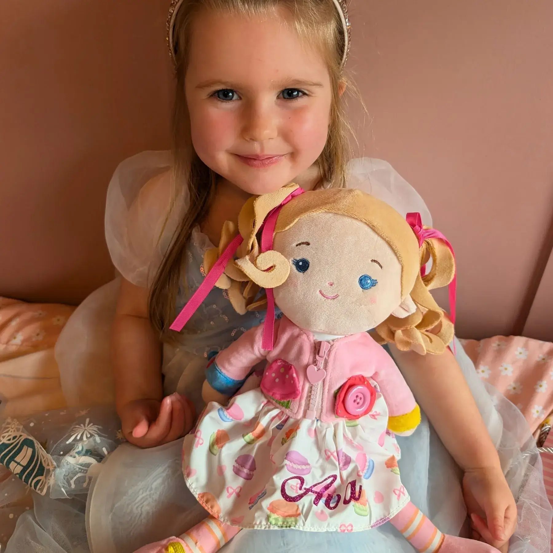 Personalized Cupcake Girl - Montessori Doll - Image 7