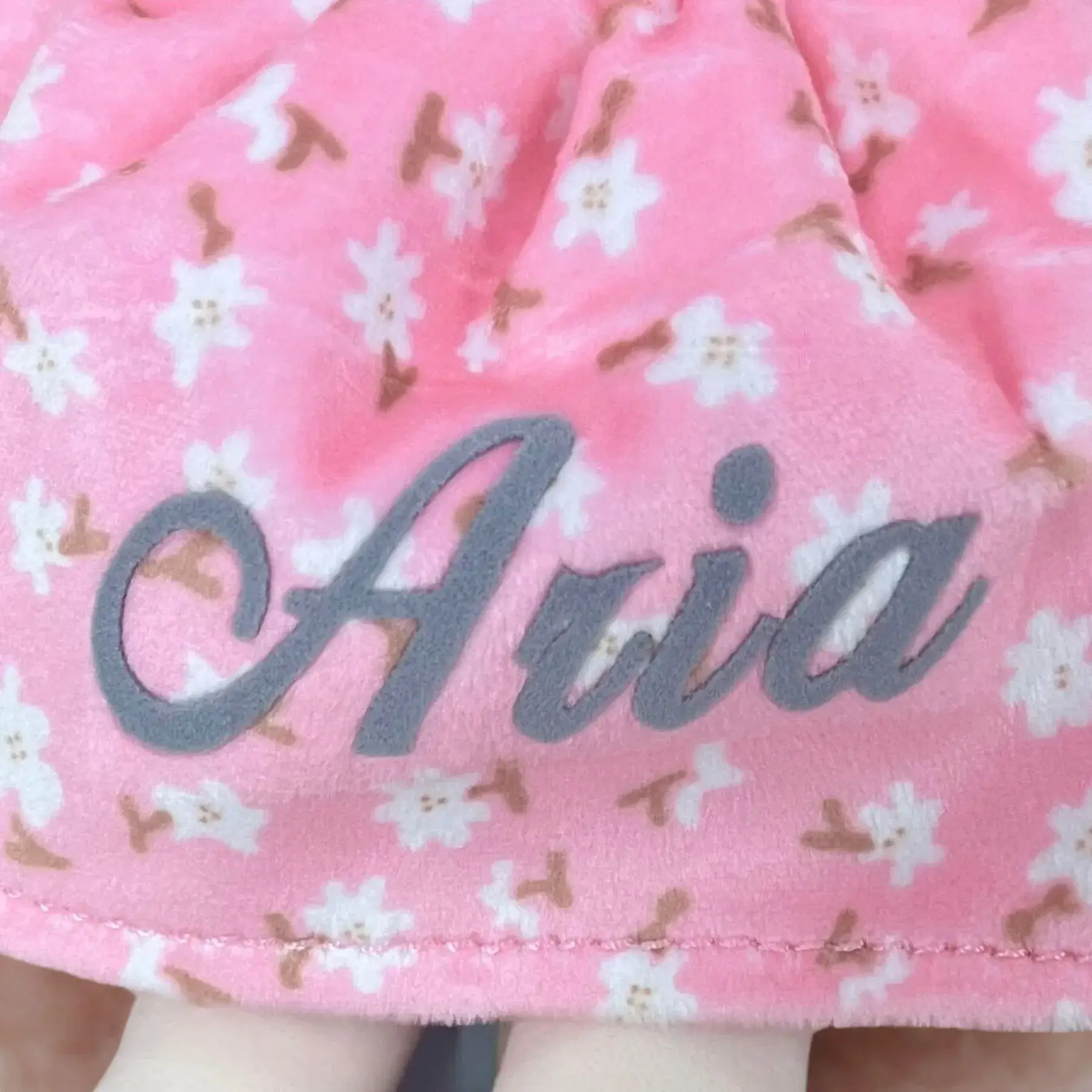 Personalized Flora Belle Doll Backpack - Pink - Image 3