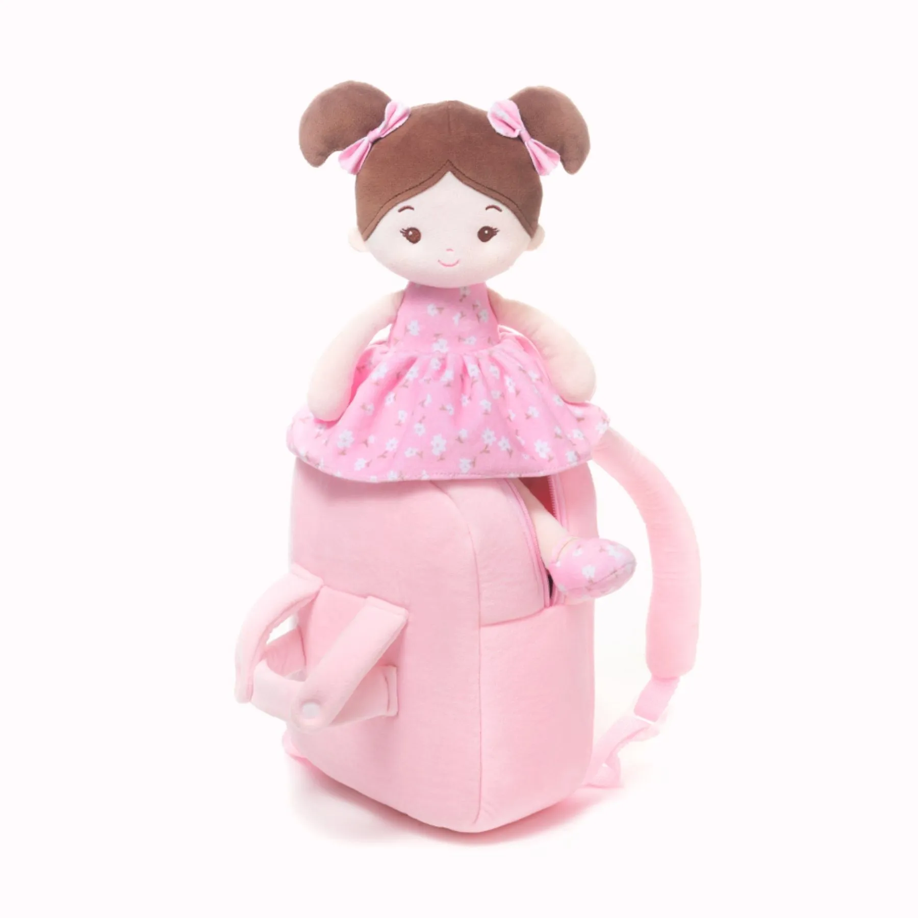 Personalized Flora Belle Doll Backpack - Pink - Image 5