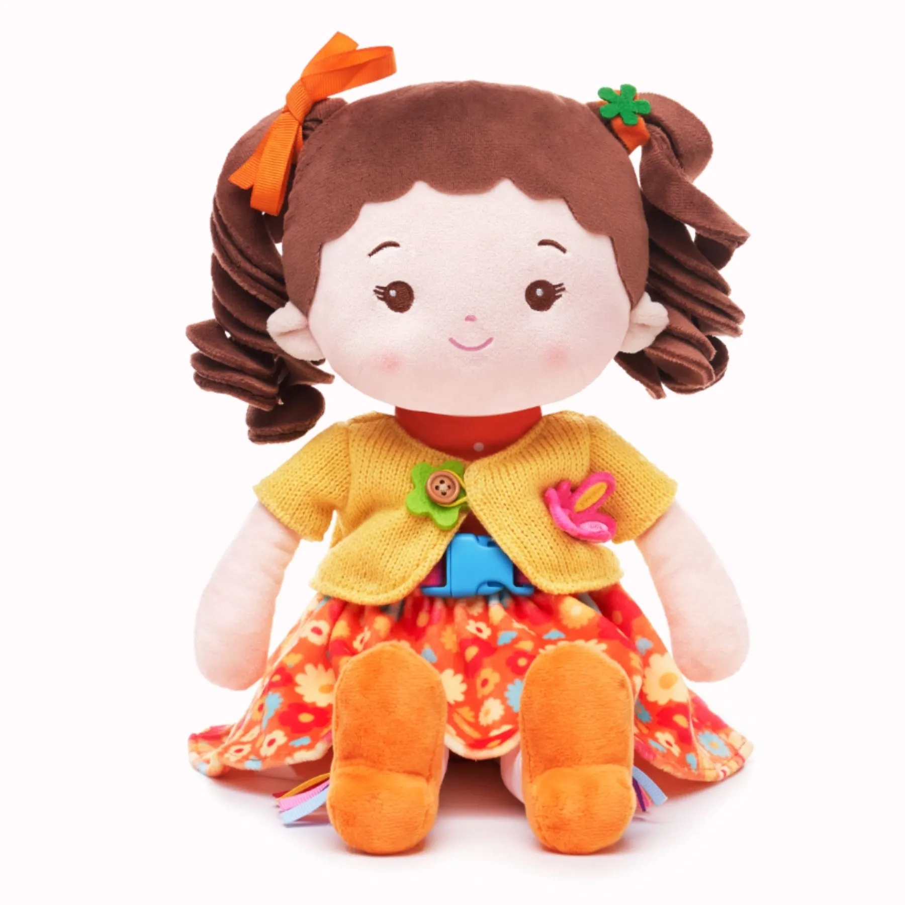 Personalized Flora Girl - Montessori Doll - Image 9