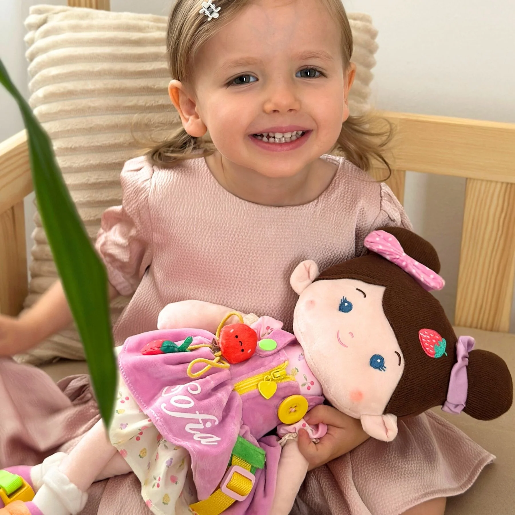 Personalized Jucy Girl Joosee - Montessori Doll - Image 6