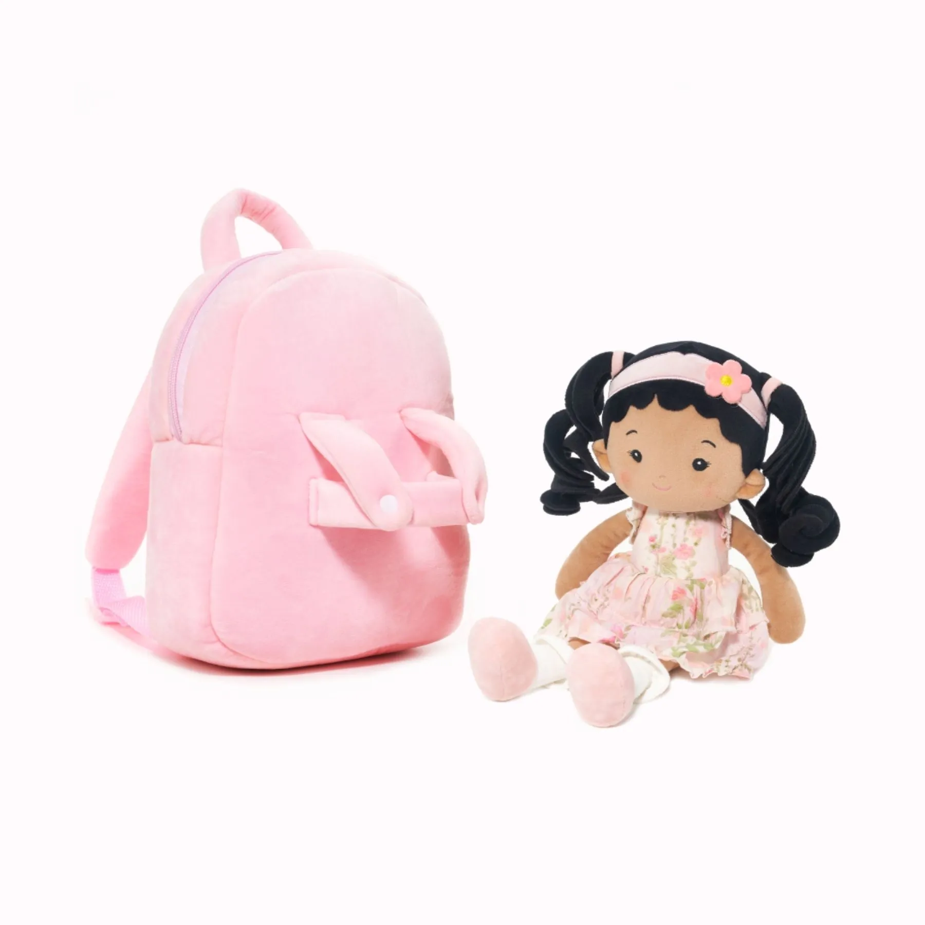 Personalized Princess Petal Doll Backpack - Pink - Image 5